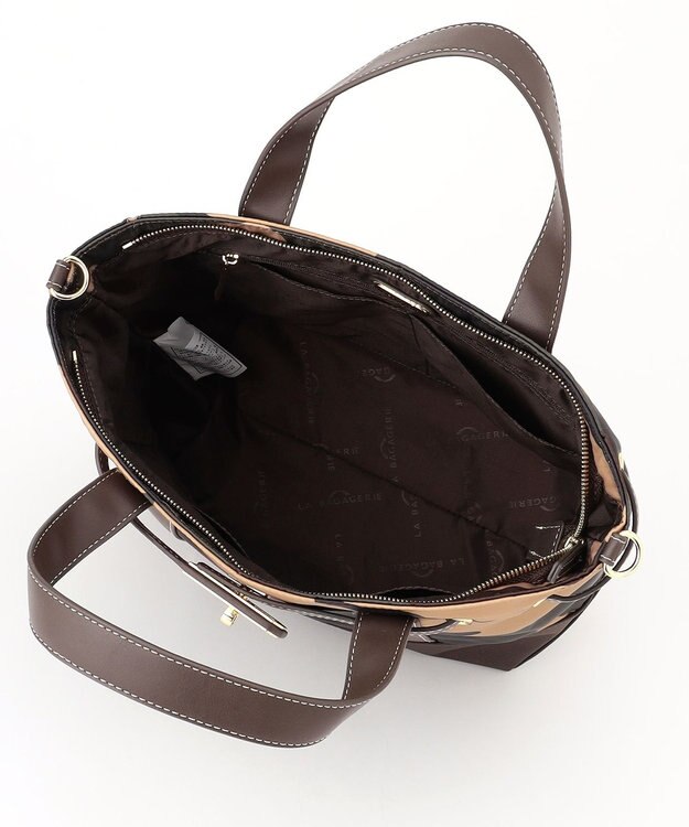 LA BAGAGERIE ベルテッド2WAYミニトート カモフラージュ