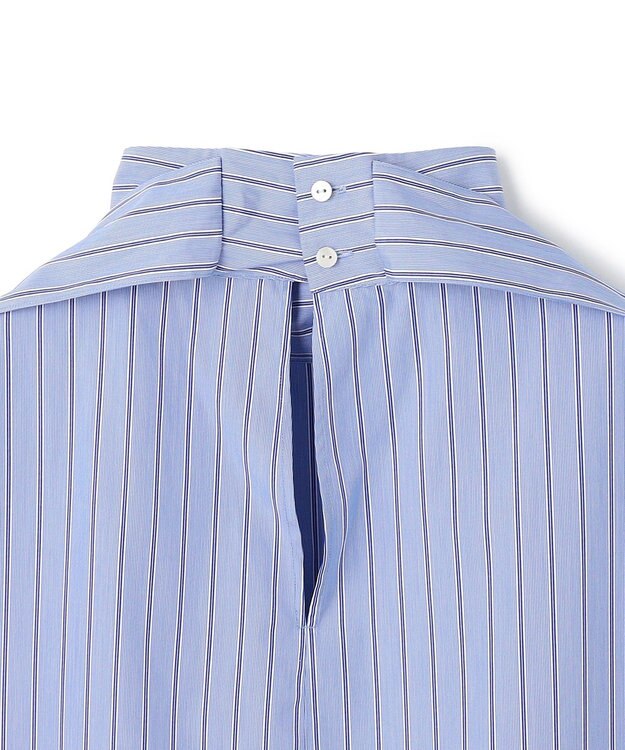 uncrave THOMAS MASON ボウタイブラウス ブルーストライプ