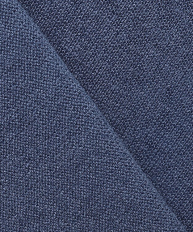 J.PRESS YORK STREET 【UNISEX】ニットポロシャツ ダルブルー系