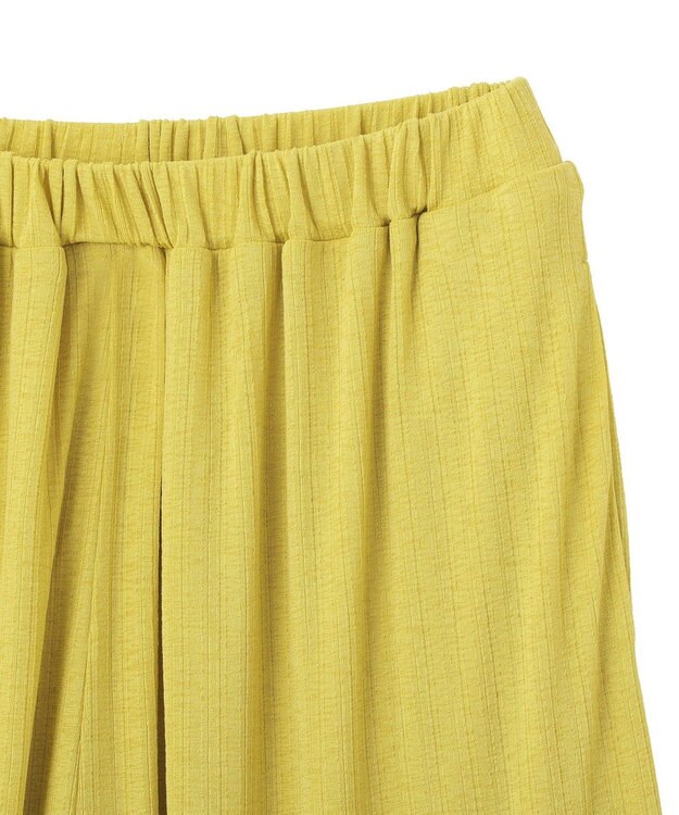 Green Parks シアーカットワイドパンツ Yellow