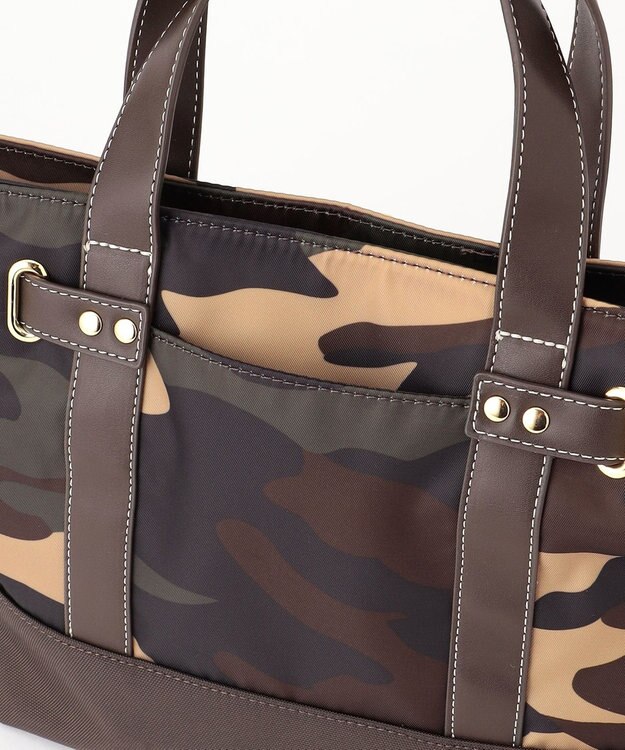 LA BAGAGERIE ベルテッド2WAYミニトート カモフラージュ
