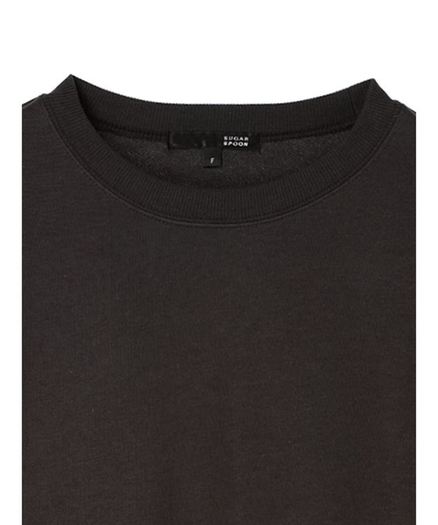 Green Parks ・ＳＵＧＡＲ　ＳＰＯＯＮ　チュールフリルプルオーバー Charcoal Gray