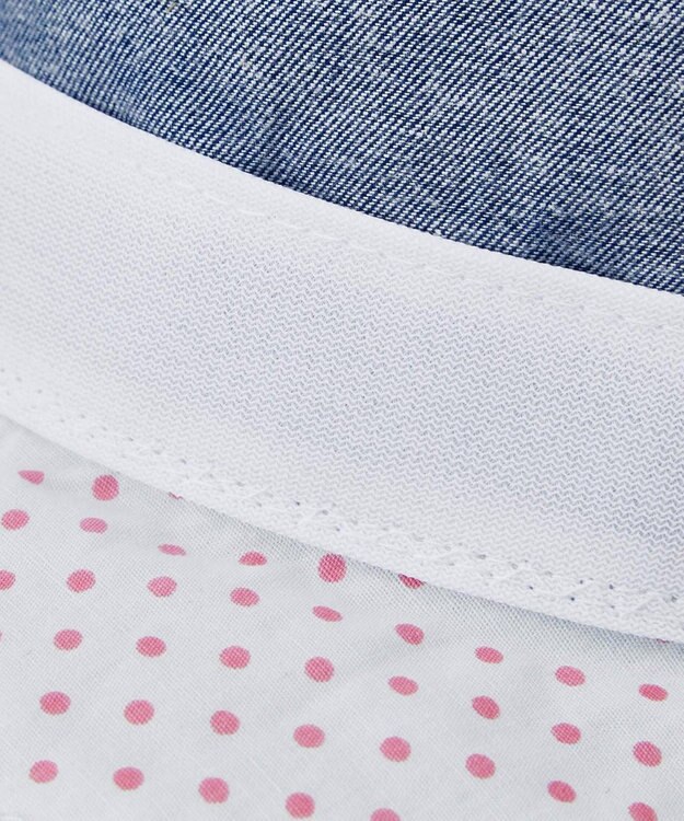 MIKI HOUSE HOT BISCUITS 【46-54cm】 デニムハット ピンク