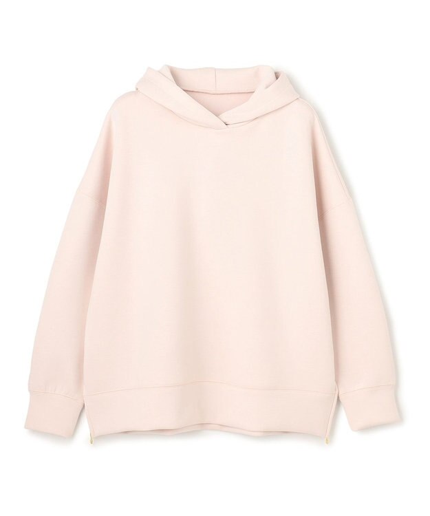 UNFILO BEAUTY FORM JERSEY サイドZIP フーディ ピンク