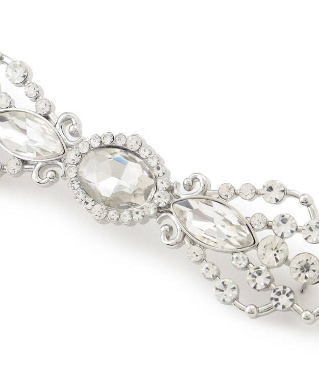 23区 【APPLAUDIR】ワイドビジュー ブローチ シルバー系