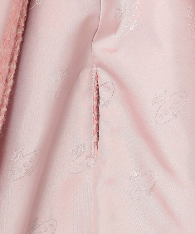 TOCCA 【消臭】SNOWBERRY POCKET TWEED ポンチョ ピンク系5