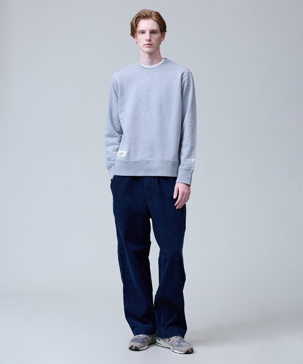 J.PRESS MEN 【NYUZELESS】ヘビーウェイト スウェットシャツ ライトグレー系