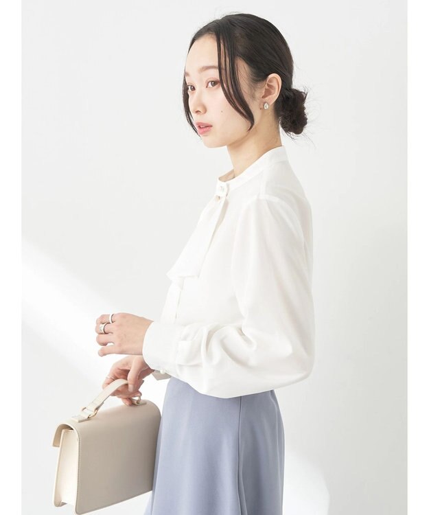 earth music&ecology ２ｗａｙタイブラウス Off White