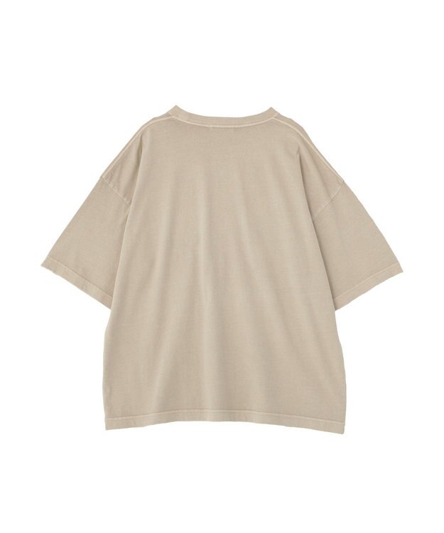 Green Parks ピグメントロゴＴシャツ Beige