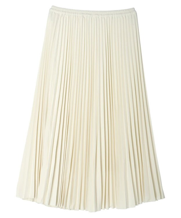 AMERICAN HOLIC 丈違いジョーゼットプリーツスカート Ivory