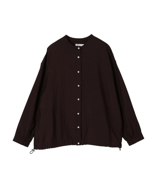 CRAFT STANDARD BOUTIQUE レーヨントロミ羽織りシャツ Brown