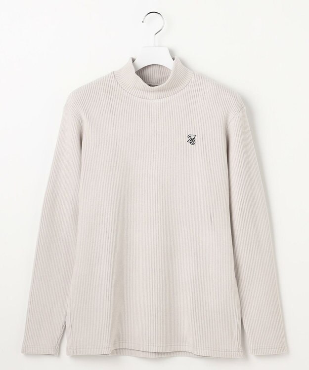 23区GOLF 【MEN】グランサーモリブハイネックニット ライトグレー系