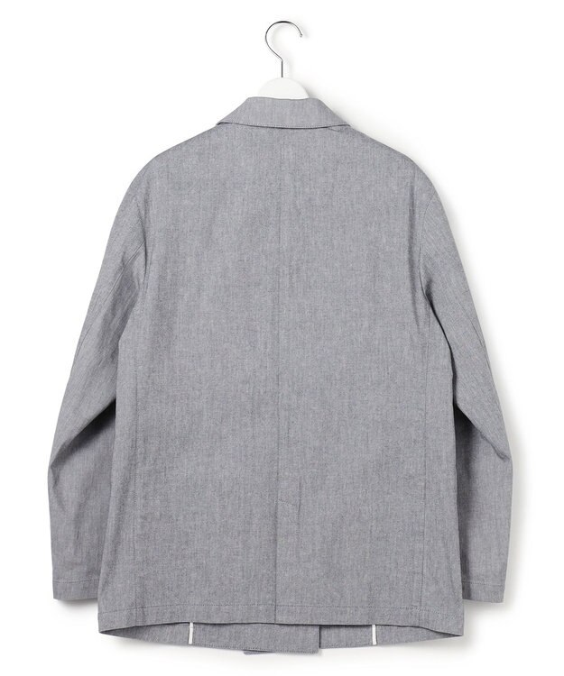 23区 L 【先行予約】スラブツイルストレッチ オーバーサイズ ダブルジャケット ネイビー系