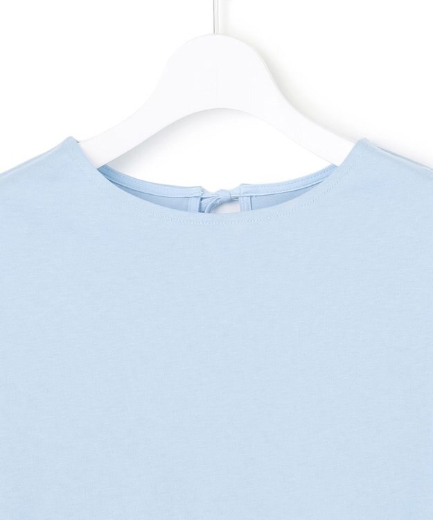 J.PRESS YORK STREET 【WOMEN】ファブリックスリーブ プルオーバー サックスブルー系