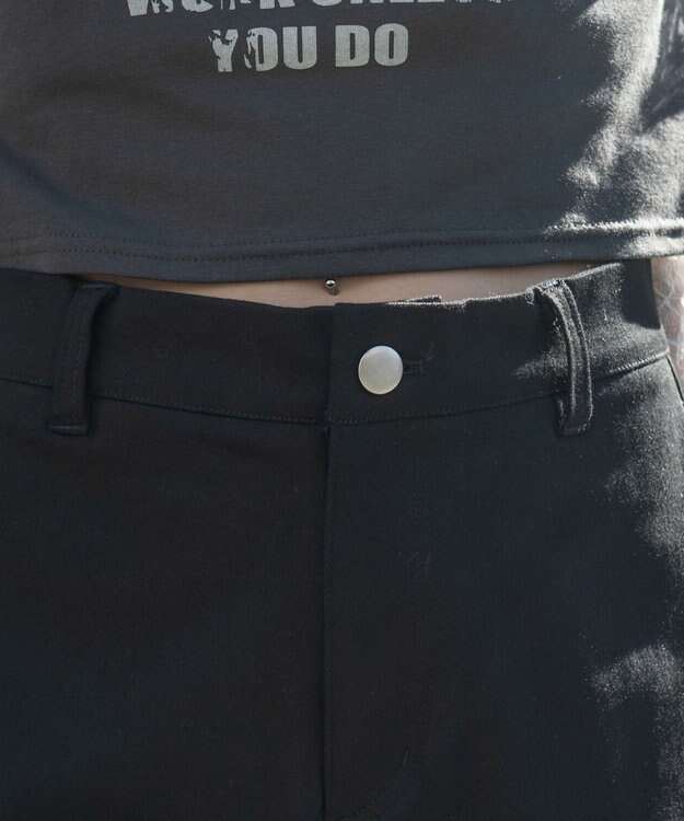 WEGO ツイルマイクロショートパンツ ブラック