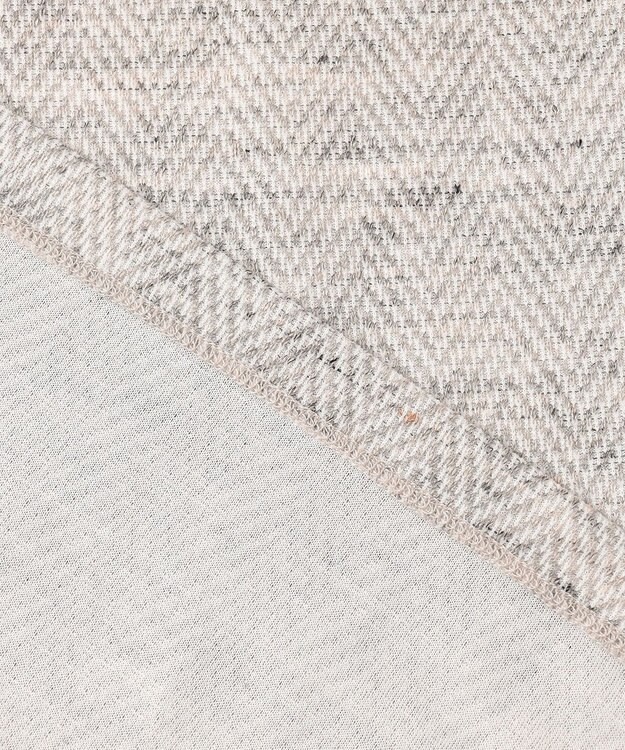 JOSEPH HOMME トップヘリンボンジャージー　クルーネックTシャツ ライトグレー系