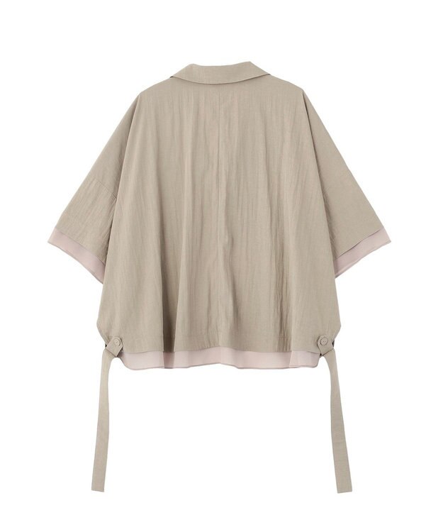YECCA VECCA 【UVカット/遮熱/接触冷感】COOL袖シアージャケット Gray Beige