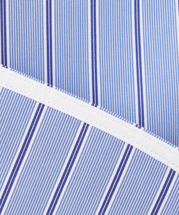 uncrave THOMAS MASON ボウタイブラウス ブルーストライプ