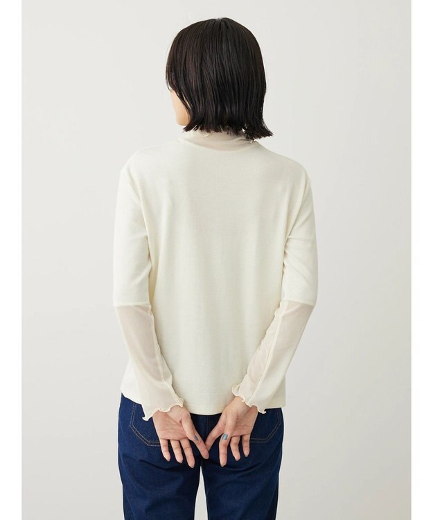 Green Parks ・ＲＡＹ　ＣＡＳＳＩＮ　シアーキリカエハイネック Ivory