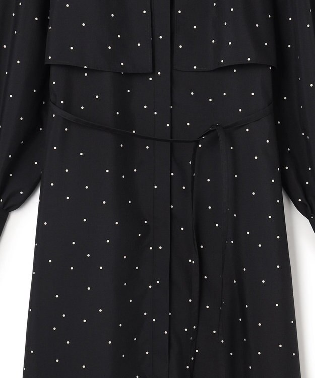 UNFILO L フライヨーク ワンピース ブラックドット