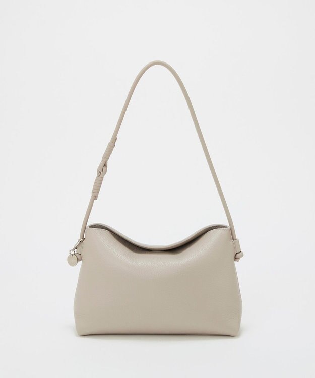 TOPKAPI 【TREASURE TOPKAPI】ソフトレザー フラップ ワンハンドル ショルダーバッグ サンドグレー