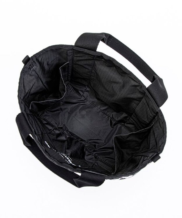 LeSportsac SM REVERSIBLE PKT TOTE/2ウェイブラック/ニュートラルレオパード 2ウェイブラック/ニュートラルレオパード