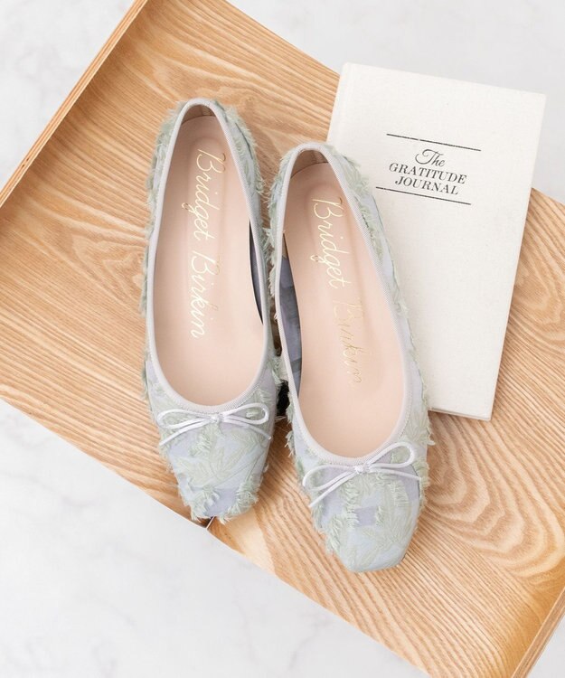 Bridget Birkin 【Bridget Birkin】シアージャガードパンプス ブルーコンビ