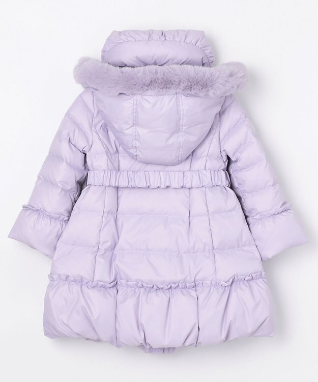 組曲 KIDS 【110-140cm】ロングダウンコート ラベンダー系