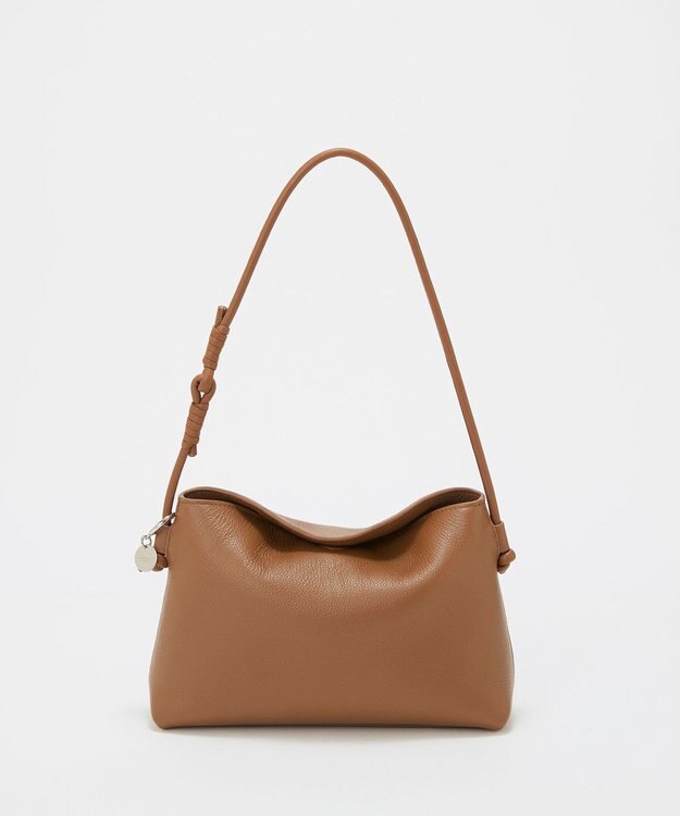 TOPKAPI 【TREASURE TOPKAPI】ソフトレザー フラップ ワンハンドル ショルダーバッグ キャメル