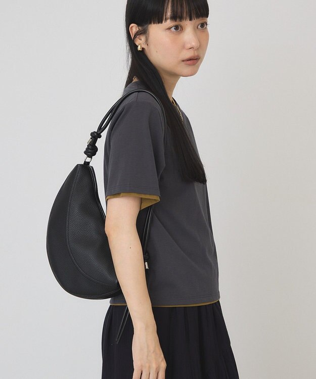 AMERICAN HOLIC 【2点セット】レイヤードシアーTシャツ Charcoal Gray