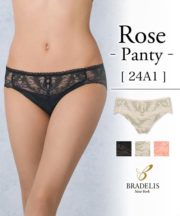 BRADELIS New York 【BRADELIS New York】ローズスタイルパンティ24A1 ブラック