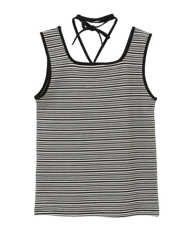 Green Parks チョーカー付きタンクトップ Border