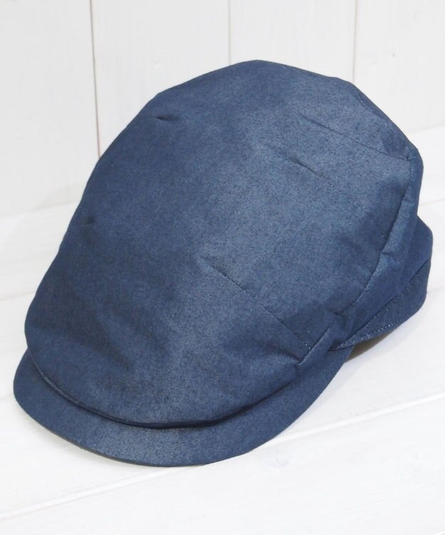 石田製帽 【UNISEX】備後デニム ハンチング ネイビー
