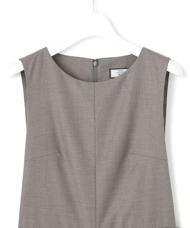 J.PRESS YORK STREET 【WOMEN】ポリエステルレーヨンツイル オールインワン ブラウン系