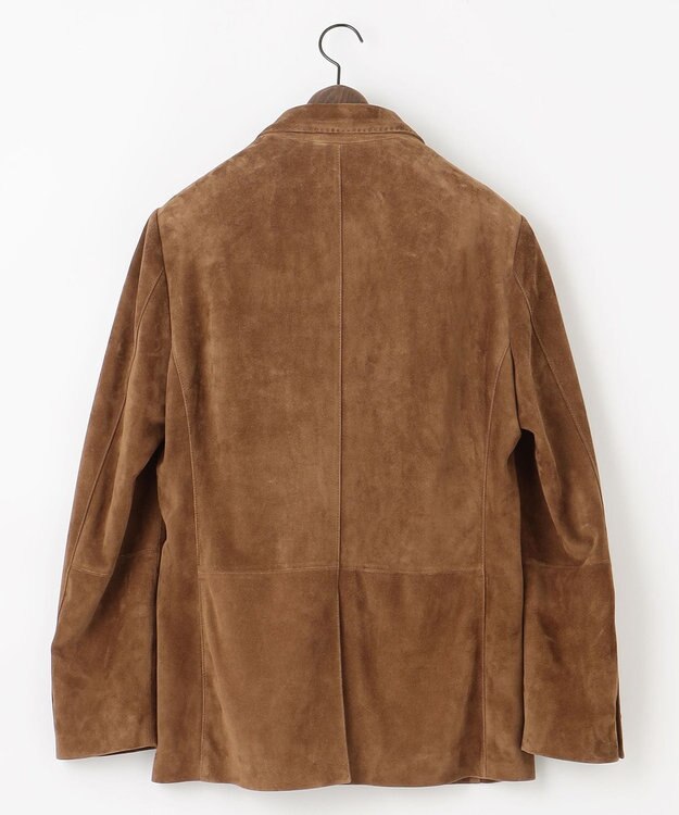 JOSEPH ABBOUD 【やぎ革ゴートスウェード/軽量/ソフト/ストレッチ】ゴートスウェード ジャケット キャメル系