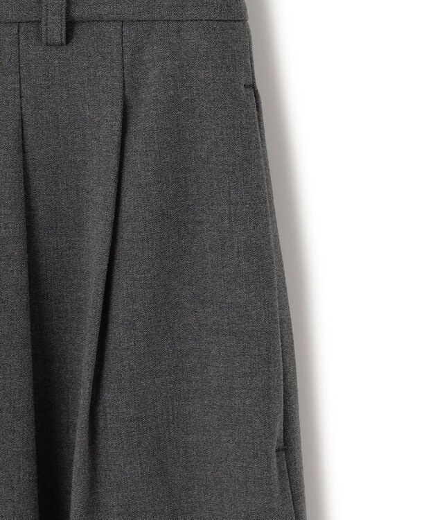 uncrave TRツイル ベーシックトラウザー チャコール