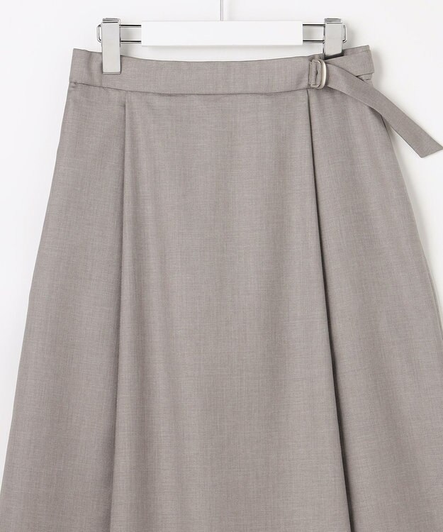 J.PRESS LADIES S OXIJEWEL ストレッチ スカート グレー系