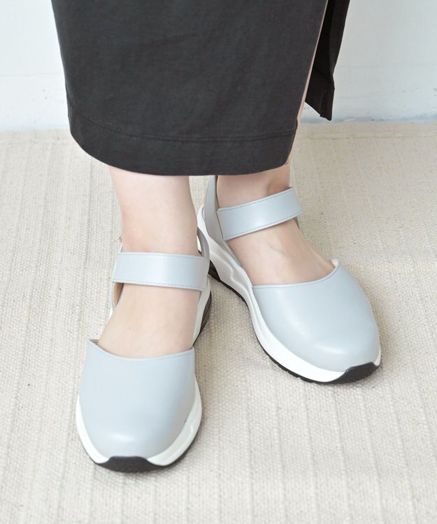 Pointer 日本製 本革スポーツサンダル サマーグレー