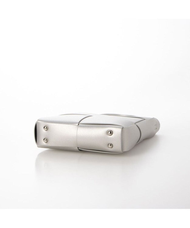 UNBILLION cachecache イントレチャートミニショルダーバッグ シルバー