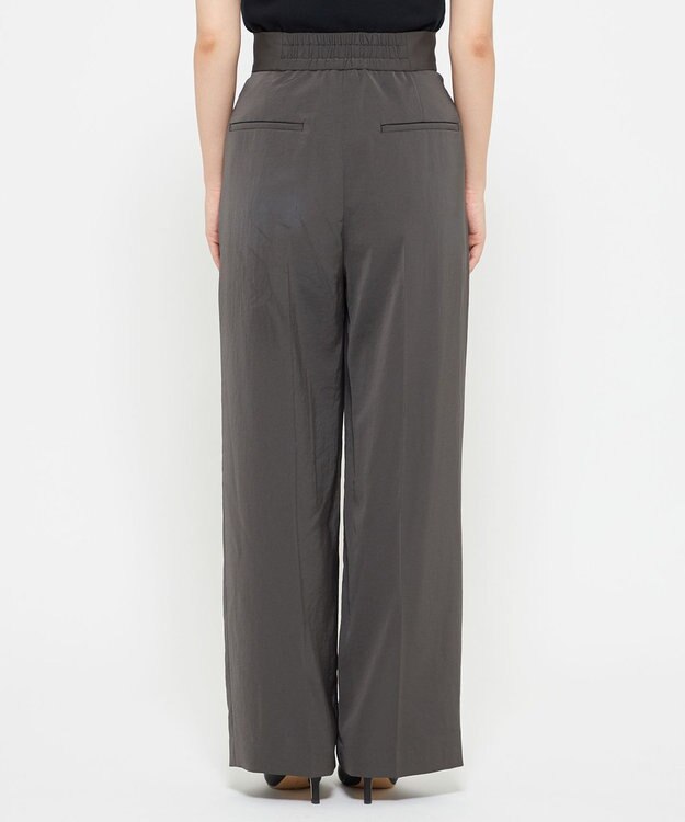 uncrave マット サテン ワイドパンツ（uncrave STANDARD） スレート