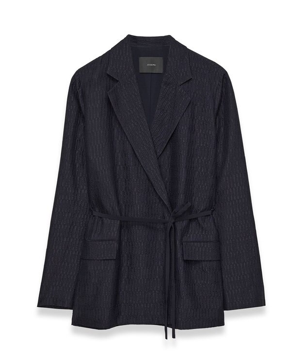 JOSEPH ジベリーナ　ダブルブレステッドジャケット Navy
