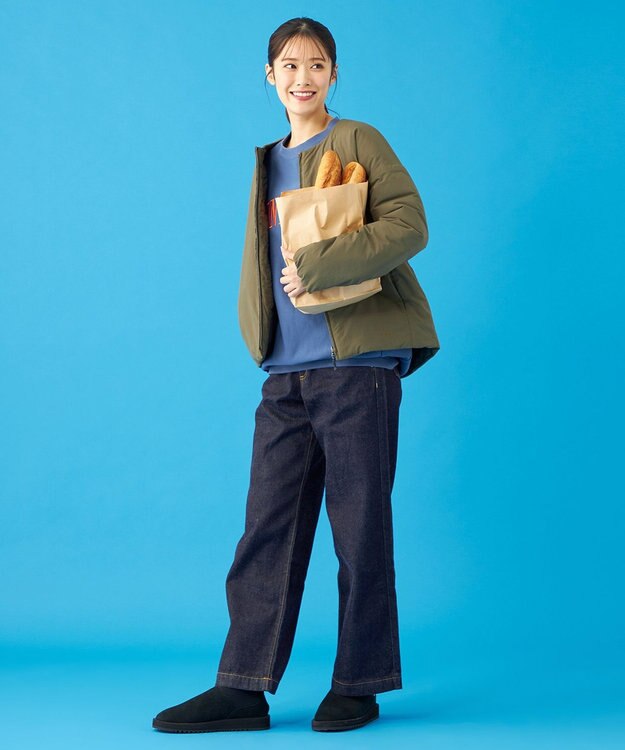 SHARE PARK LADIES 【UNISEX】蓄熱中綿モンスターカーディガン（S・Mサイズ） オリーブ