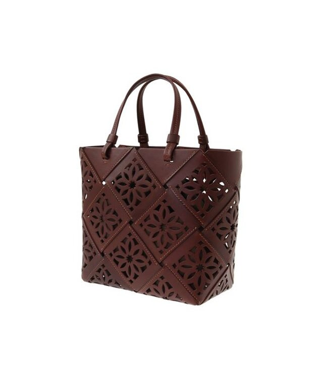 genten サスカットバスケット手提げバッグ＜M＞ ノウチャ