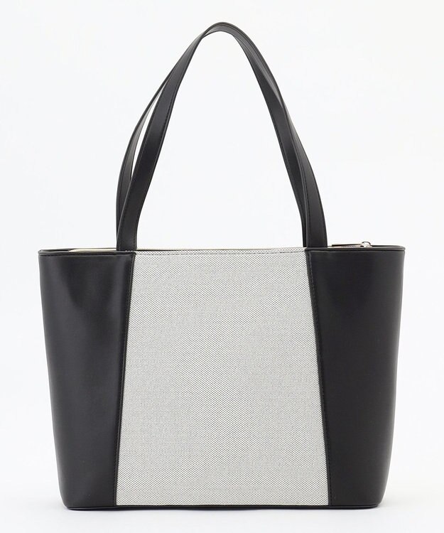 ANY SIS キャンバスコンビトート バッグ ブラック