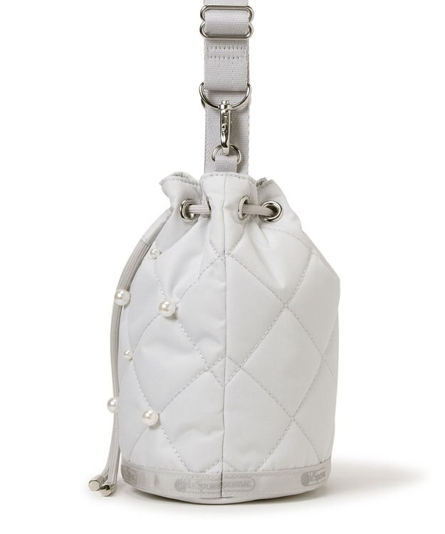 LeSportsac DRAWST BUCKET W PEARLS/ミストグレーパール ミストグレーパール