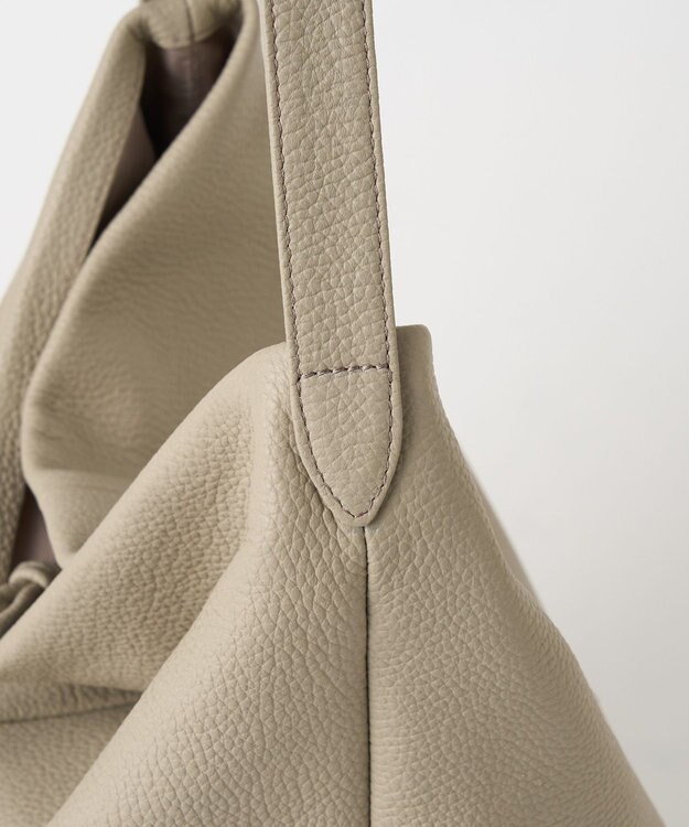 russet レザーワンショルダーバッグ(CE-1644) GrayBeige