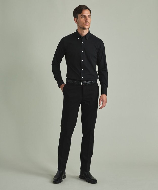 GOTAIRIKU コットンカルゼ　トラウザーズ ブラック系