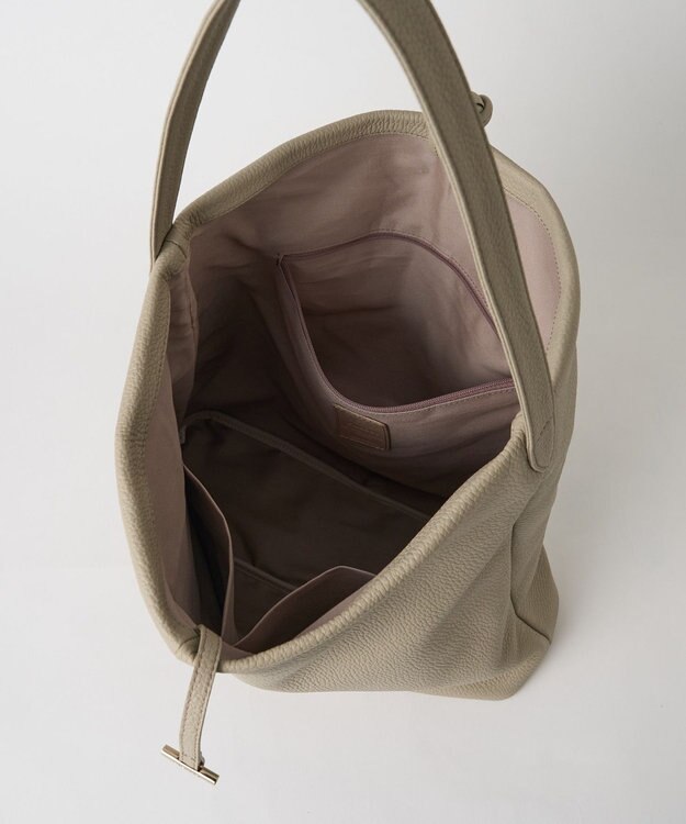 russet レザーワンショルダーバッグ(CE-1644) GrayBeige