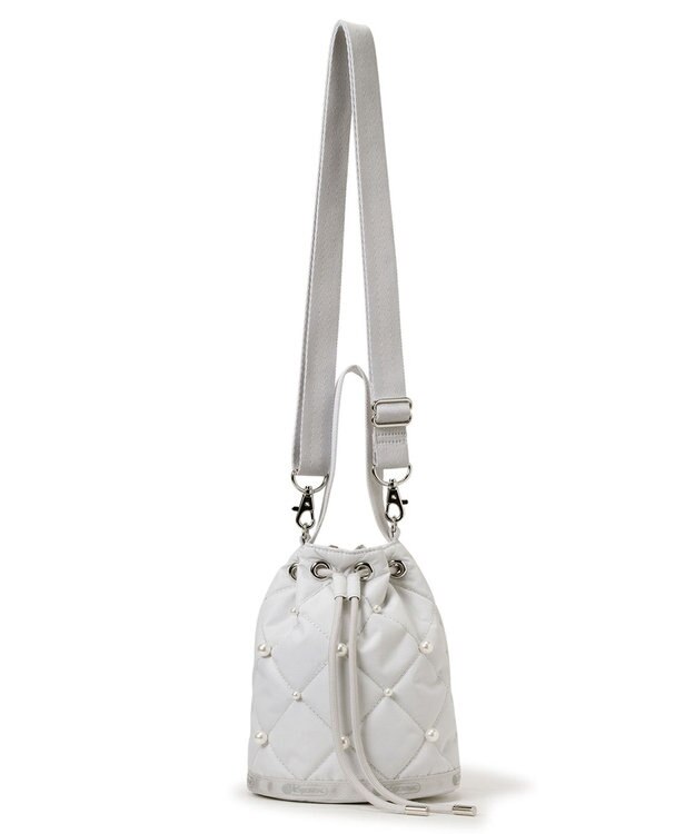 LeSportsac DRAWST BUCKET W PEARLS/ミストグレーパール ミストグレーパール