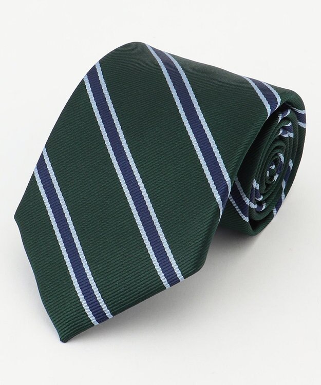 J.PRESS MEN オーセンティック / レジメンタル ネクタイ ダークグリーン系2